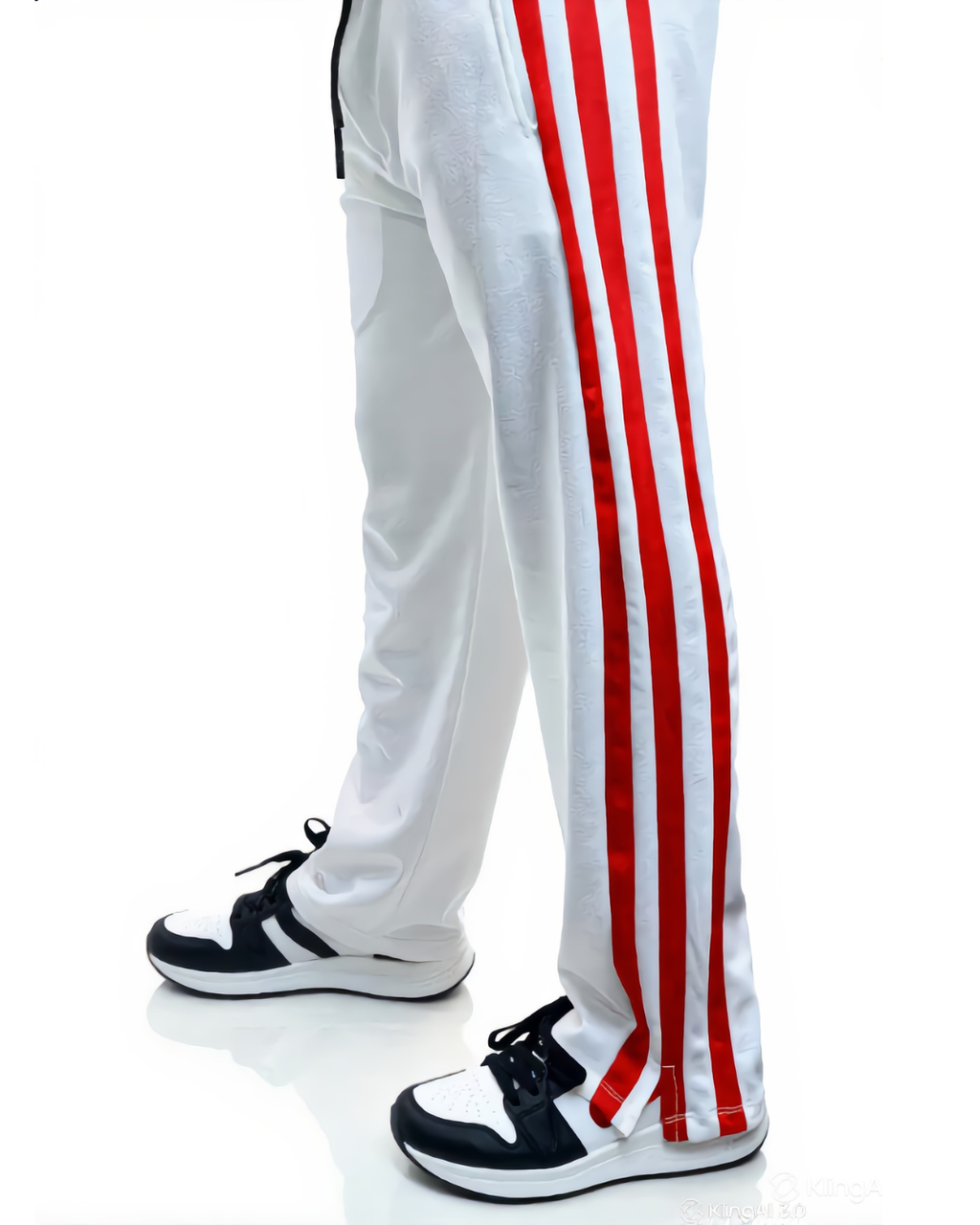 3-Step Low Cut Baggy Trouser Maroon