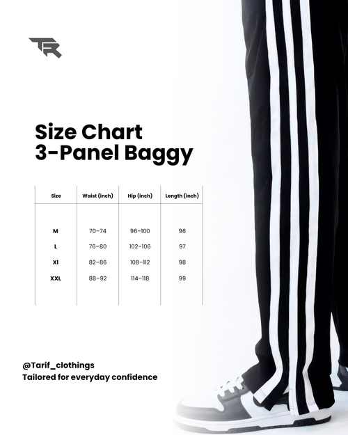 3-Step Low Cut Baggy Trouser